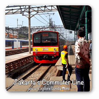 Jakarta's Commuter Train.