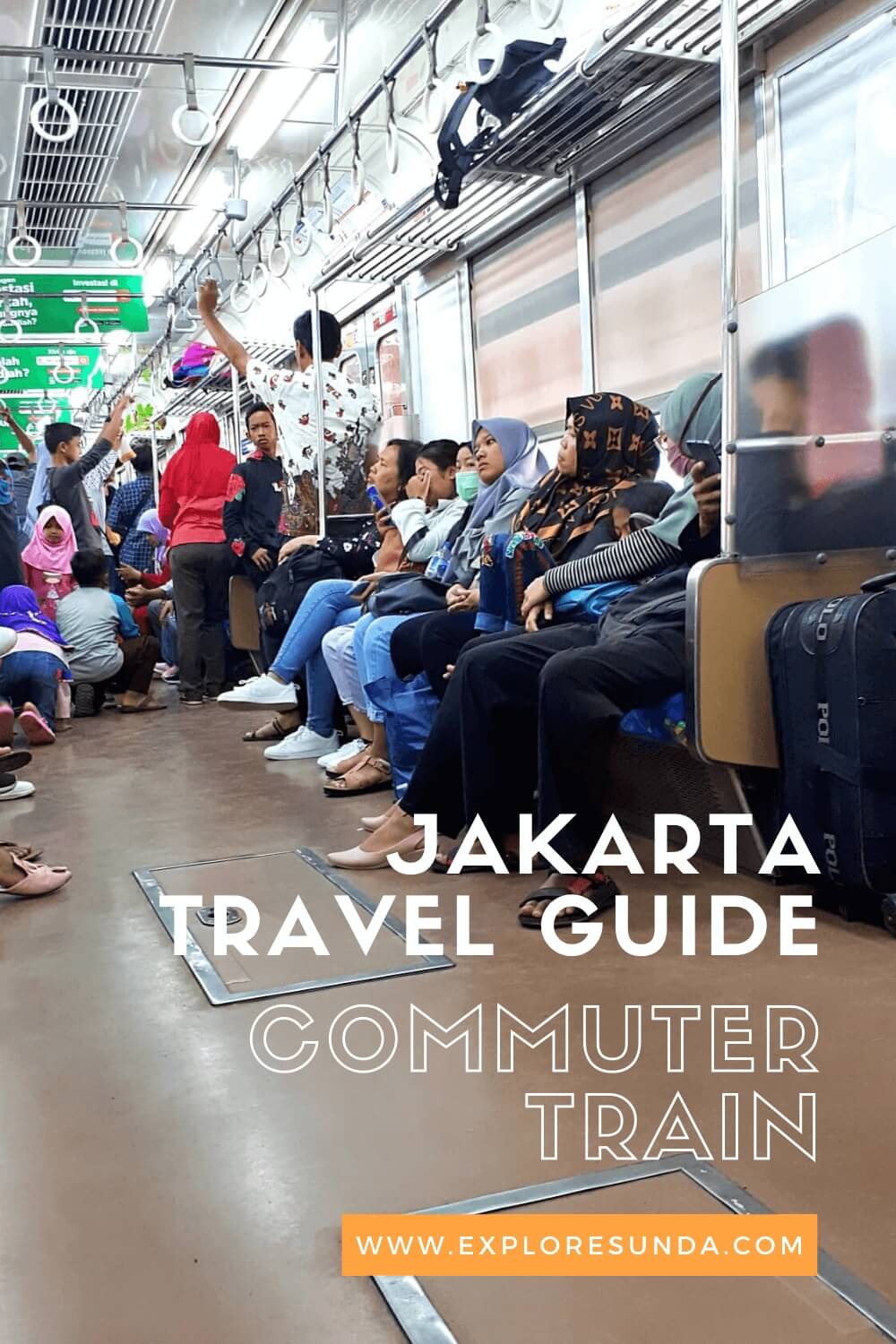 Explore Jakarta with Commuter Line trains | Commuter Line train is the cheap, reliable, and punctual mode of transportation in getting around Jakarta | #ExploreSunda