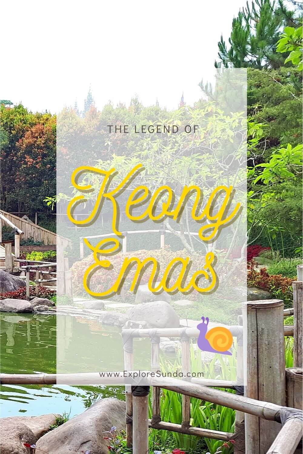 The legend of Keong Emas, famous folklore from East Java.