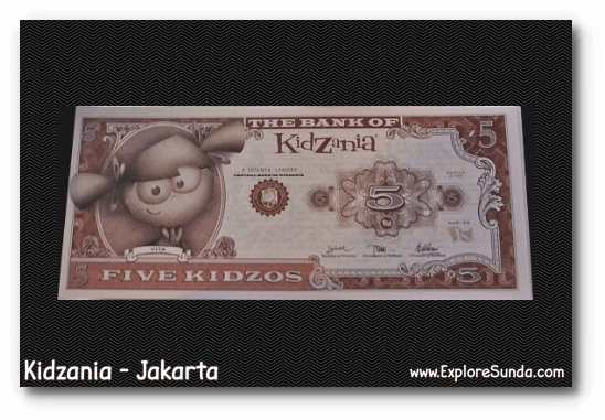 Kidzos, the currency in Kidzania Jakarta. Kidzos, the currency in Kidzania Jakarta.