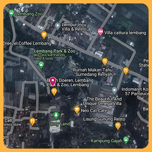 Tap/click above map to get directions to Lembang Park and Zoo.