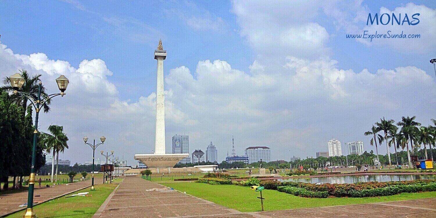 Monas – The Indonesia National Monument, is the landmark of Jakarta. Monas – The Indonesia National Monument, is the landmark of Jakarta.
