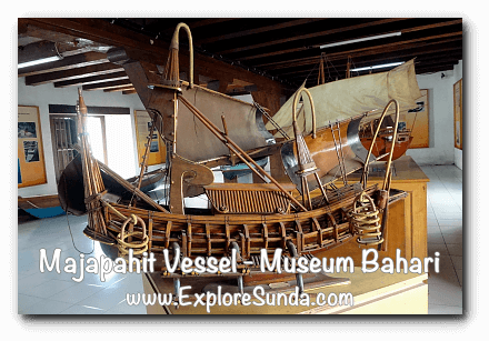 A replica of Majapahit vessel in Museum Bahari A replica of Majapahit vessel in Museum Bahari