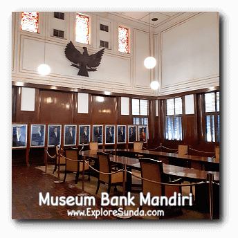 One of the meeting rooms in the second floor of Museum Bank Mandiri at Kota Tua Jakarta.