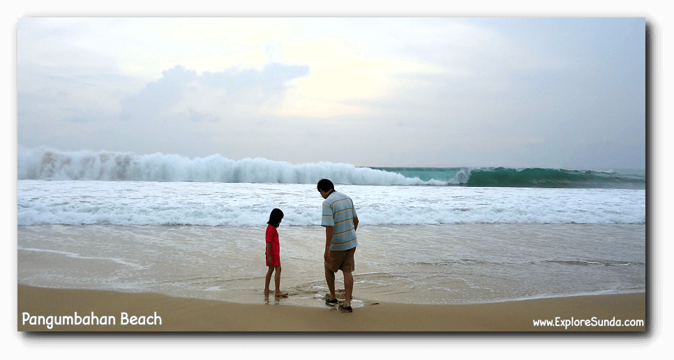 The gorgeous beach of Pangumbahan.