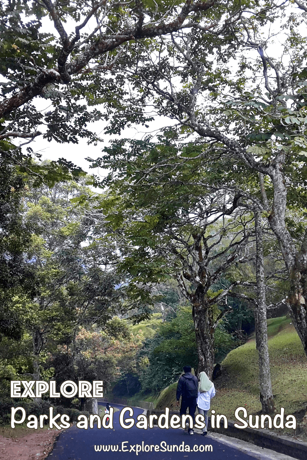 Explore beautiful Parks and Gardens in the land of Sunda: stroll in flower and botanical gardens, enjoy mornings in city parks, or hike through a city forest. | #ExploreSunda