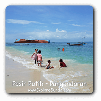 Pasir Putih beach, Pangandaran