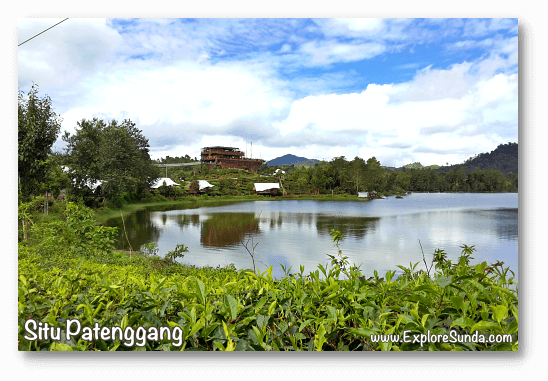 Mountains and Active Volcano in Sunda: an ancient crater at Situ Patenggang, Bandung.