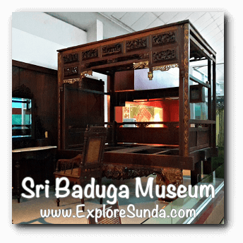 A model of old bed room in Sri Baduga Museum, Bandung