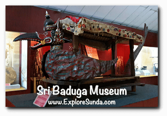 A palanquin called Tandu Garuda Mina in Sri Baduga Museum