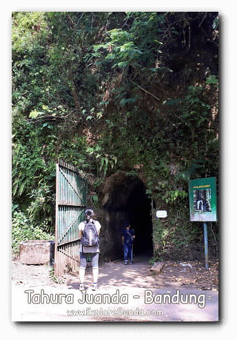 The back entrance of Goa Belanda (the Dutch bunker) in Tahura Juanda, Dago Pakar Bandung.