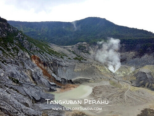Explore Mount Tangkuban Perahu in Cikole Lembang, Bandung. Easy access to see Kawah Ratu and a hike to Domas crater for a mud spa and boiling eggs! 