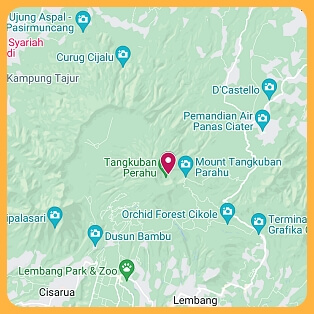 Tap/click this map to get direction to Mount Tangkuban Perahu.
