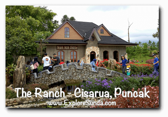 The beautiful view of the souvenir shop at The Ranch in Cisarua Puncak