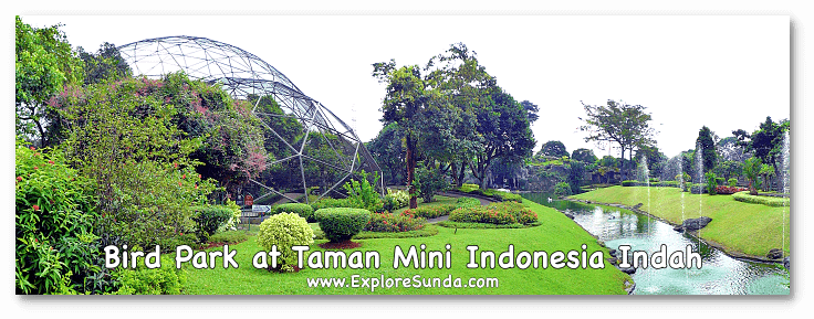 The Bird Park at Taman Mini Indonesia Indah, Jakarta. The Bird Park at Taman Mini Indonesia Indah, Jakarta.