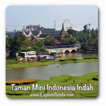 Parks and Gardens in Taman Mini Indonesia Indah, Jakarta.