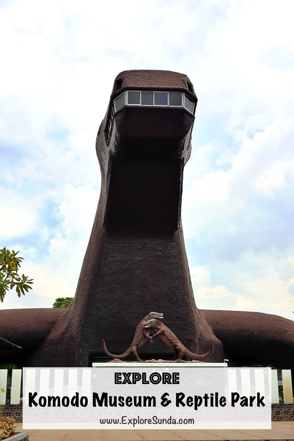 Explore Komodo Museum and Reptile Park at Taman Mini Indonesia Indah, Jakarta | See the Komodo | Observe the endemic reptiles and amphibians from Indonesia | #ExploreSunda