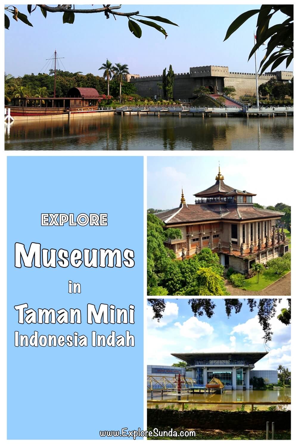 Explore the 18 museums in Taman Mini Indonesia Indah [TMII], from fauna, cultures to science!