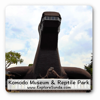Komodo Museum and Reptile Park at Taman Mini Indonesia Indah, Jakarta.