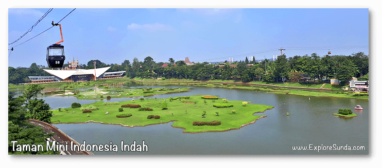 Explore the many parks and gardens in Taman Mini Indonesia Indah (TMII) to see the indigenous flora and fauna from Indonesia.